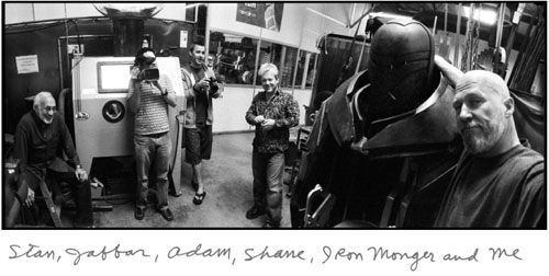 Una de las fotograf&iacute;as de Jeff Bridges, Stan Winston el genio presente