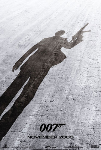 Uno de los carteles de Quantum of Solace