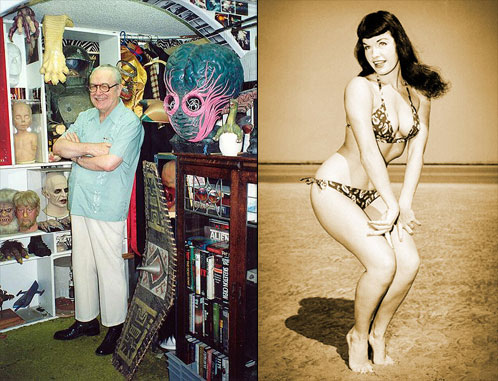 Forrest J Ackerman y Bettie Page, dos mitos que se despiden