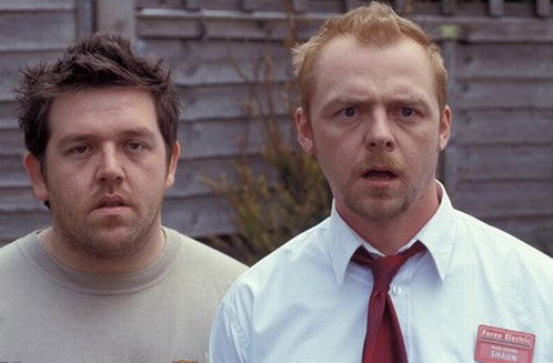Reacción de Nick Frost y Simon Pegg cuando les indicaron que contaban con ellos