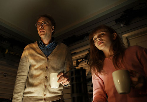 Damon Macready (Nicolas Cage) y su hija Mindy (Chloe Moretz)