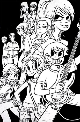 Dibujo de Scott Pilgrim