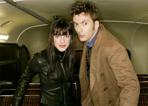 Lady Christina de Souza (Michelle Ryan) y el Doctor (David Tennant)