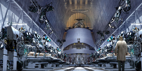 Arte conceptual de Terminator Salvation: Factoría de Terminator de Skynet