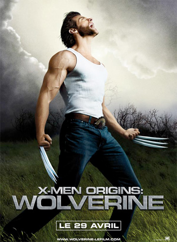 P&oacute;ster franc&eacute;s de X-Men Origins: Wolverine