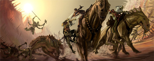 John Carter of Mars. John y Deja contra los Warhoons