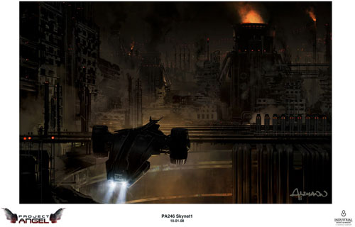 Arte conceptual de Terminator Salvation. SkyNet