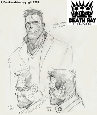 Arte conceptual de I, Frankestein