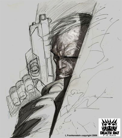 Arte conceptual de I, Frankestein