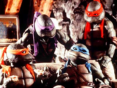 Las tortugas mutantes de los noventa...