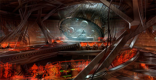 Arte conceptual de James Clyne para Star Trek