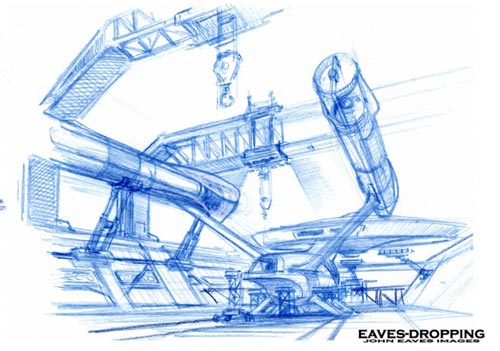 Arte conceptual inicial de Star Trek