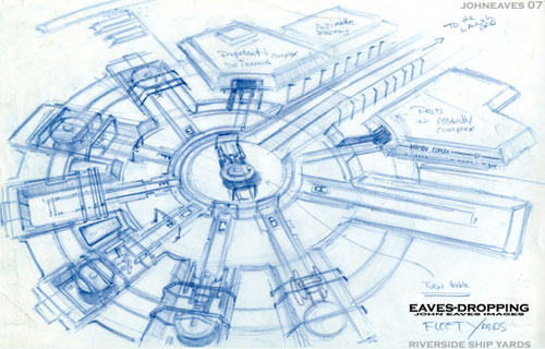 Arte conceptual inicial de Star Trek