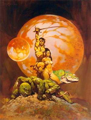 John Carter de Marte por Frank Frazetta