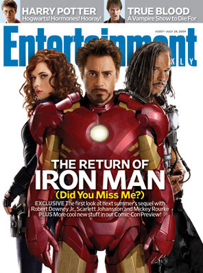 Portada de Entertainment Weekly para Iron Man 2