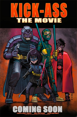 Póster de Kick-Ass para la Comic-Con 2009