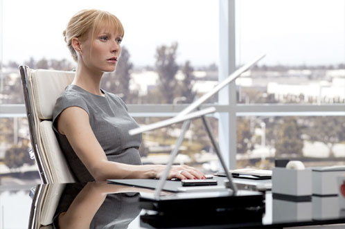 'Pepper' Potts (Gwyneth Paltrow) en lo que parece ser el mismo despacho que antes estaba Natasha Romanoff