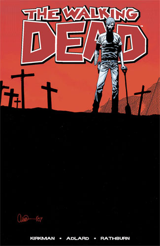Portada de uno de los número de The Walking Dead / Los muertos vivientes