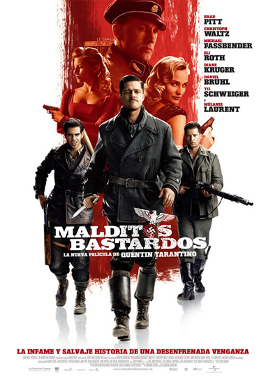 Póster español de Malditos bastardos (Inglourious Basterds)