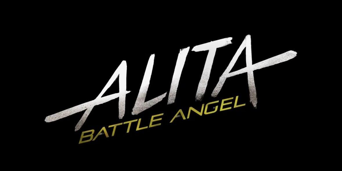 A falta de un cartel el logo de Alita: Ángel de Combate