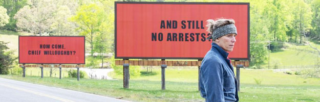 Tres anuncios en las afueras (Three Billboards Outside Ebbing, Missouri) de Martin McDonagh