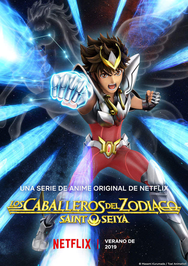 Cartel de Los Caballeros del Zodiaco: Saint Seiya