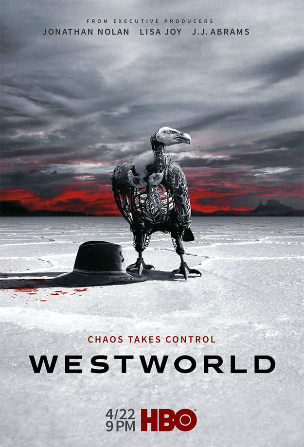 Un cartel de esta segunda temporada de "Westworld"