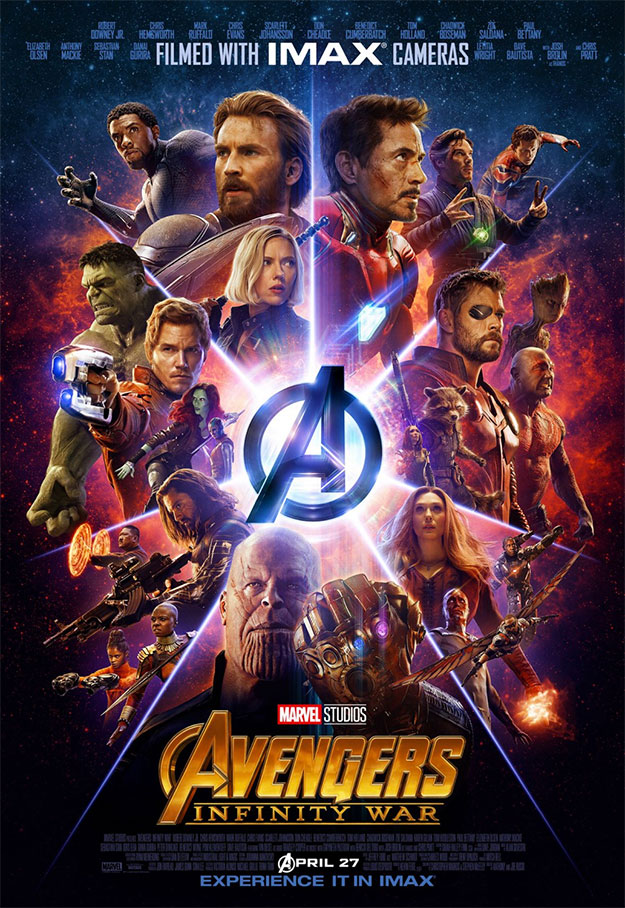 Cartel IMAX / Photoshop de Vengadores: Infinity War