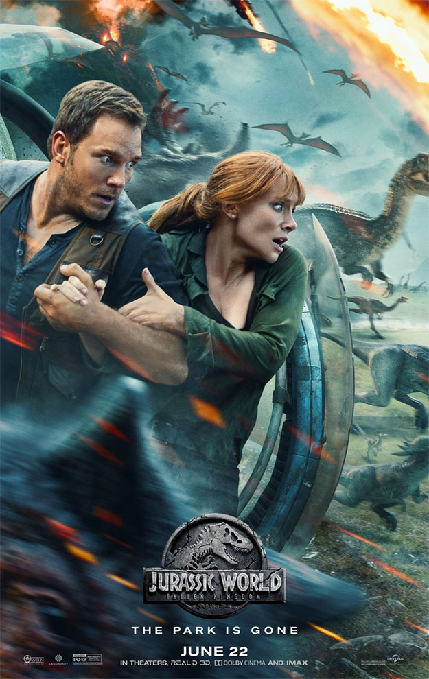 Otro cartel más de Jurassic World: el reino caído