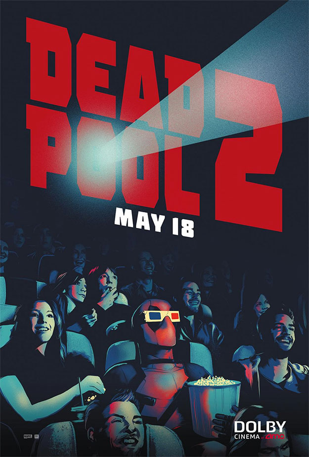 Muy bueno este cartel de Deadpool 2