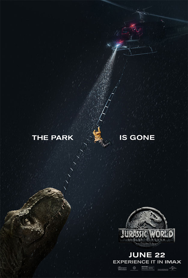 Cartel IMAX de Jurassic World: el reino caído