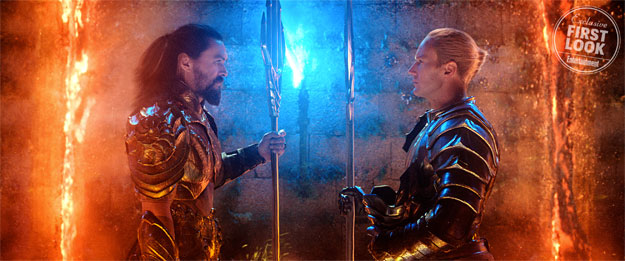 Aquaman y Orm (Patrick Wilson) cara a cara