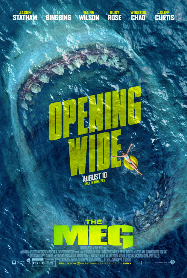 El nuevo cartel de The MEG lo deja bien claro... PG-13