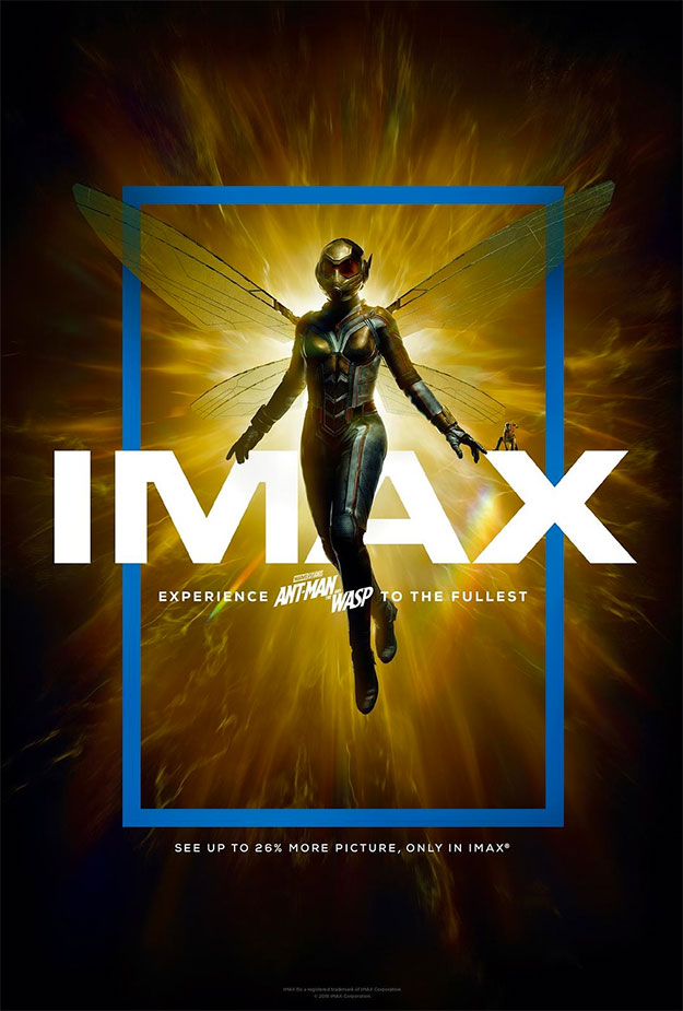 Cartel molón de Ant-Man y la Avispa para IMAX
