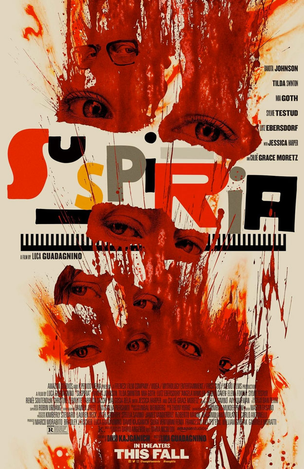 Maravilloso cartel final de Suspiria