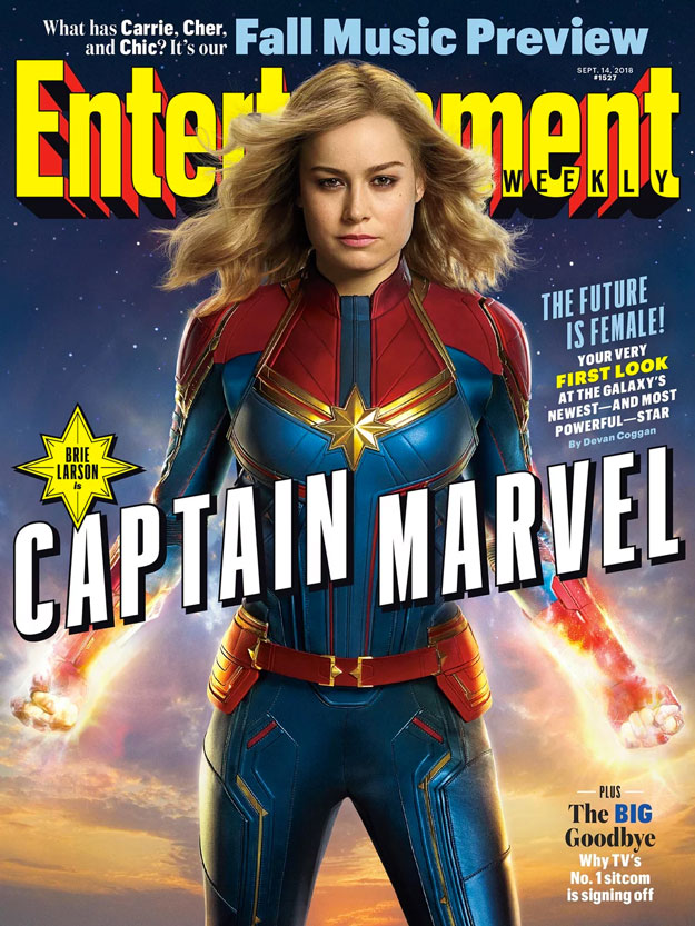 Portada de EW dedicada a Captain Marvel