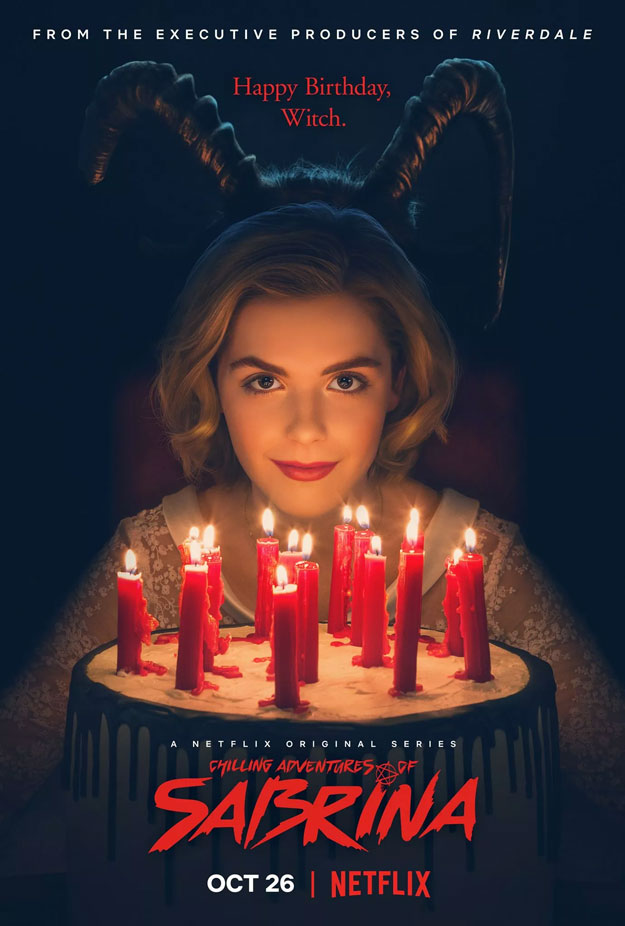 El cartel de "Las escalofriantes aventuras de Sabrina" de Netflix