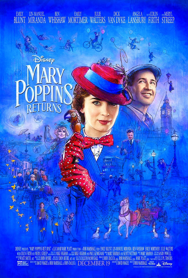 Cartel de El regreso de Mary Poppins