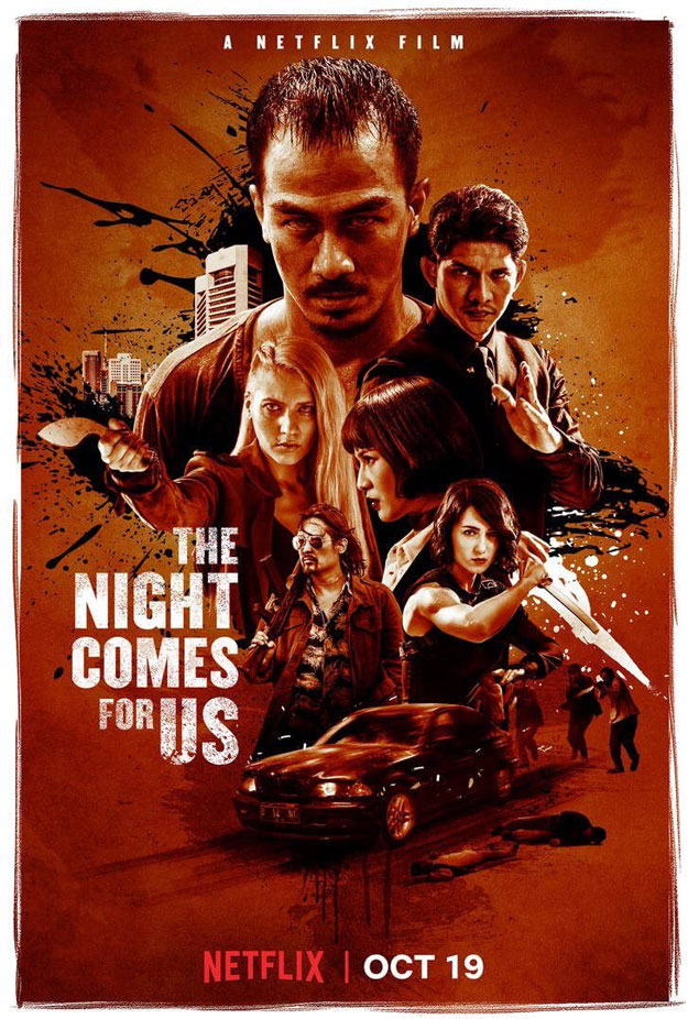 Cartel de The Night Comes for Us, en Netflix