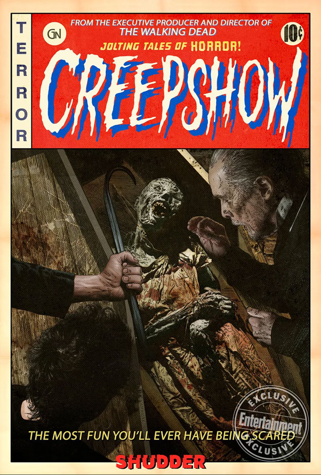 Genial primer cartel de la serie de "Creepshow" de Greg Nicotero y Shudder