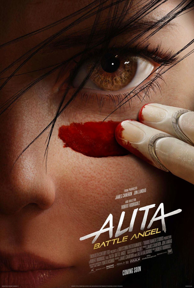 Bien pero no suficiente este cartel de Alita: Ángel de Combate