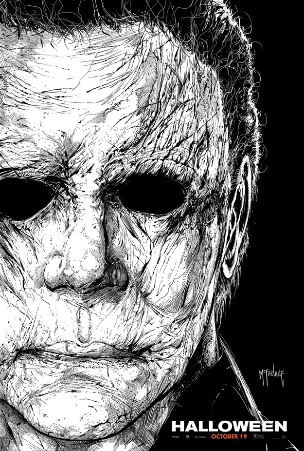 Nuevo cartel de La noche de Halloween obra de Todd McFarlane