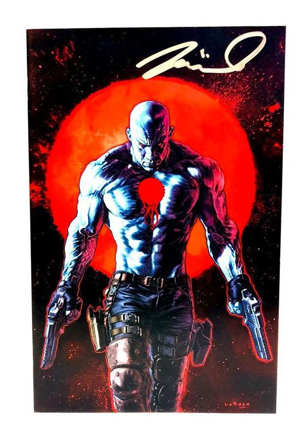 El aspecto de Vin Diesel como Bloodshot en modo comiquero