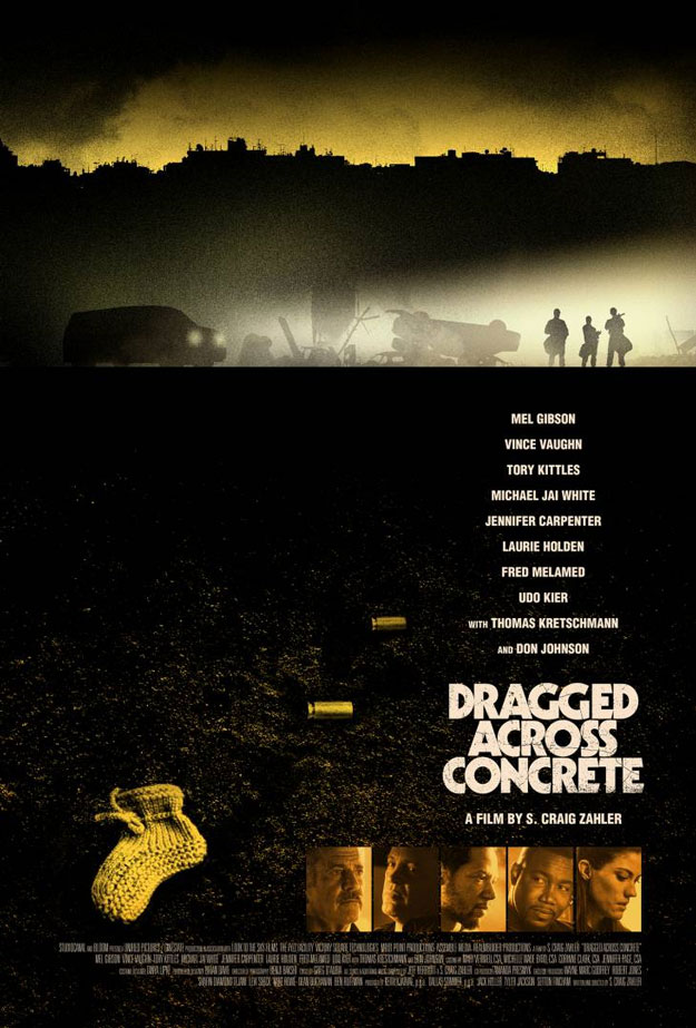 El primer cartel oficial de Dragged Across Concrete de S. Craig Zahler