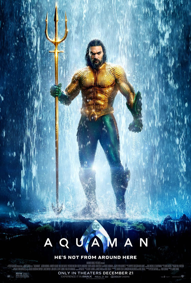 Uno de los Ãºltimos carteles de Aquaman... y de los que molan