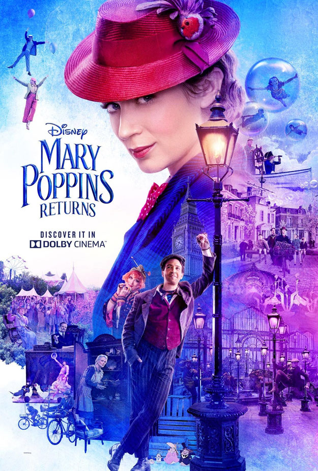 Cartel de El regreso de Mary Poppins