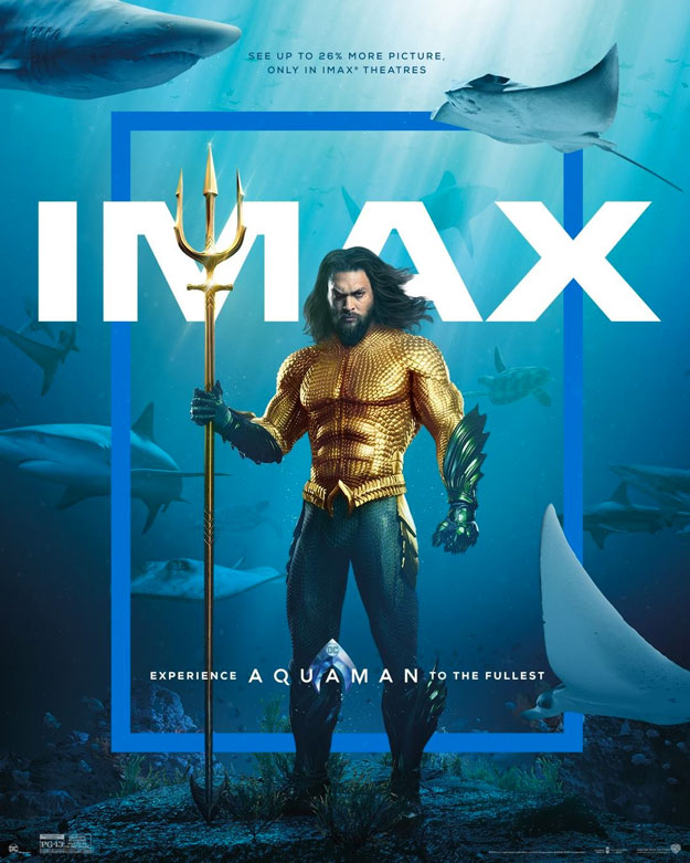 Cartel IMAX para Aquaman