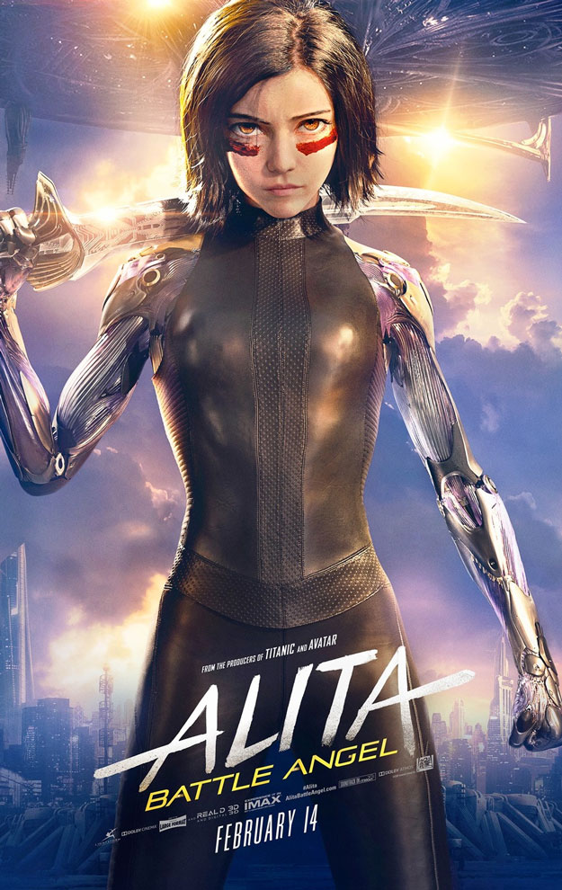 Otro póster más de Alita: Ángel de Combate... y los que faltan