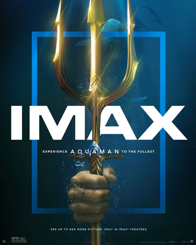 Otro cartel IMAX de Aquaman