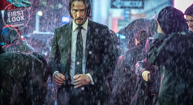 John Wick bajo la lluvia